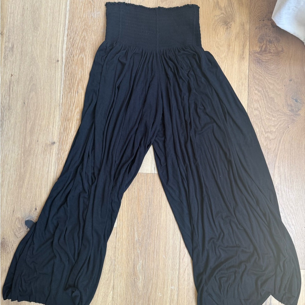NATURAL LIFE Black Wide Leg pants